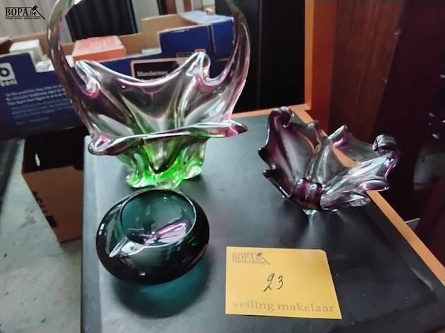 Lot 23 - murano glaswerk - afbeelding 1 van  6