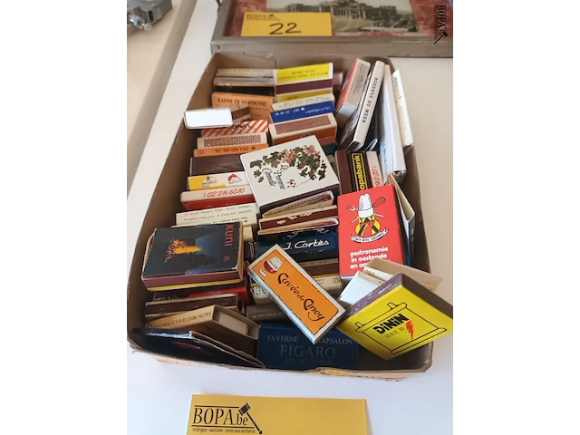 Lot 23 - partij oude luciferdoosjes. 60 stuks - afbeelding 3 van  3
