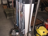 Lot 23 - rvs kledingrekken en stoffering stalen - afbeelding 4 van  4