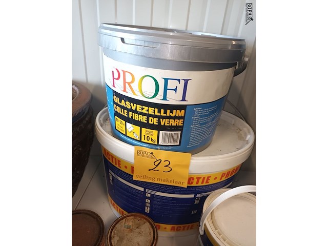 Lot 23 - verf en lijm. 16 stuks - afbeelding 3 van  4