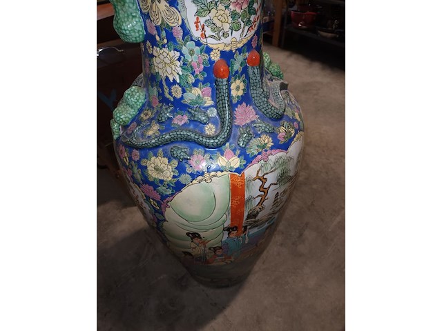 Lot 230 - oosterse vaas xxl - afbeelding 4 van  6