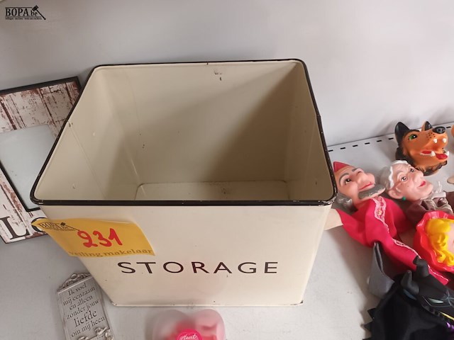 Lot 231 - decoratie en storagebox - 4 stuks - afbeelding 3 van  3