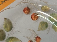 Lot 232 - schaal in geëtst glas - afbeelding 4 van  5
