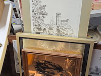 Lot 233 - diverse kaders 4 stuks - afbeelding 1 van  6