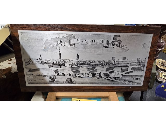 Lot 233 - diverse kaders 4 stuks - afbeelding 4 van  6