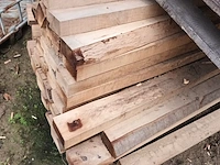 Lot 233 - pallet met houten balkjes - afbeelding 3 van  4