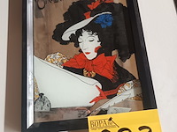Lot 233 - reclame spiegel - afbeelding 1 van  3