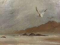 Lot 233 - schilderij in kader. gesigneerd - afbeelding 4 van  4