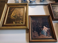 Lot 234 - kaders en schilderijen. 12 stuks - afbeelding 2 van  6