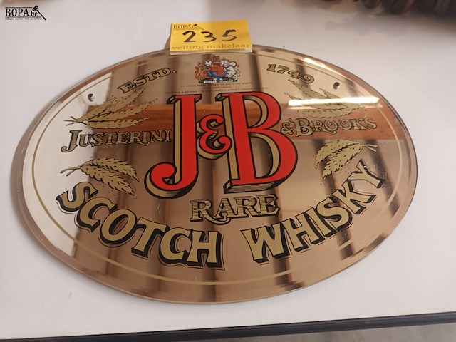 Lot 235 - reclame spiegel j - afbeelding 2 van  3
