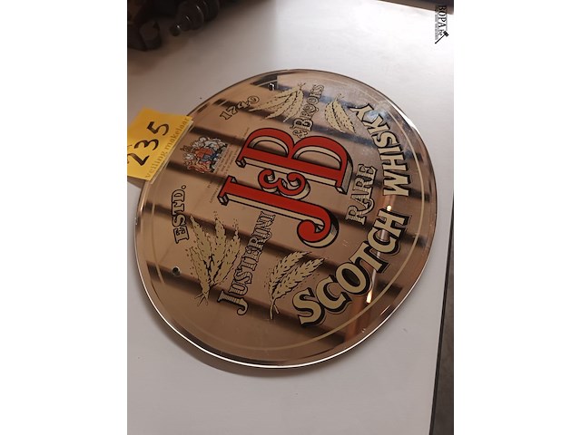 Lot 235 - reclame spiegel j - afbeelding 3 van  3