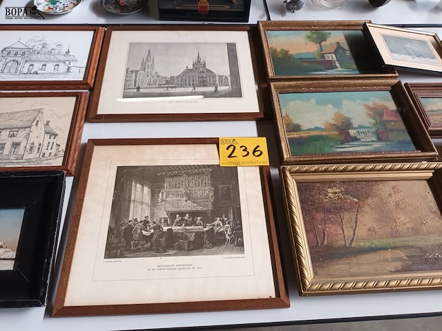 Lot 236 - kaders. 12 stuks - afbeelding 8 van  8