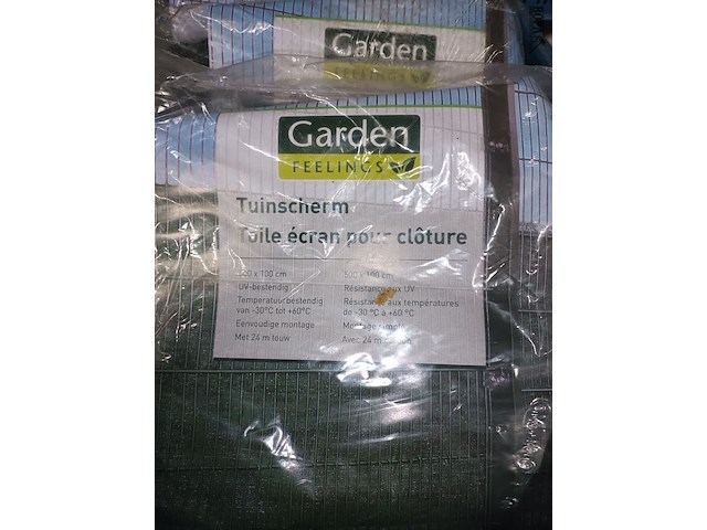 Lot 236 - tuinschermen en matten. 7 stuks - afbeelding 3 van  6