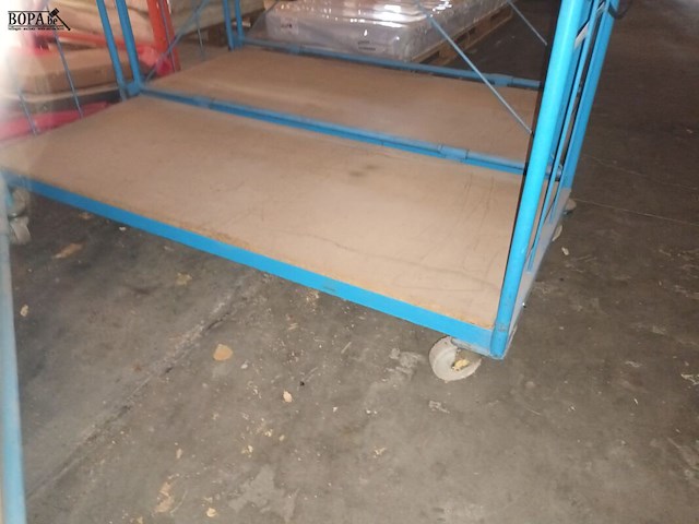 Lot 238 - blauwe transportkar - afbeelding 2 van  2