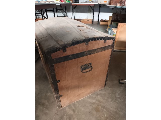 Lot 238 - houten koffer - afbeelding 4 van  4