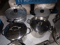 Lot 239 - kookpotten en pannen. 16 stuks - afbeelding 3 van  5