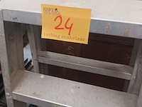 Lot 24 - aluminium dubbele trapladder - afbeelding 5 van  5