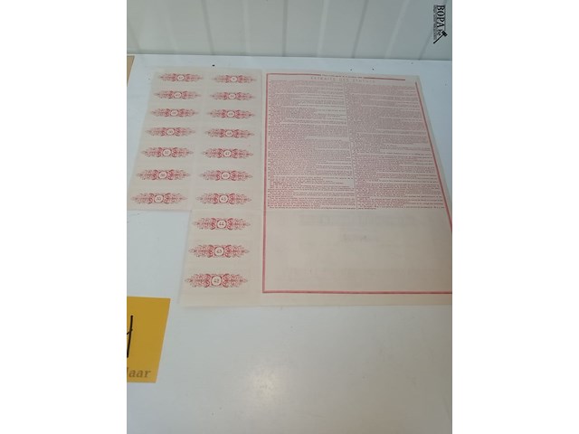 Lot 24 - antieke kasbons - afbeelding 2 van  10