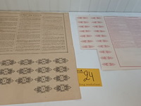 Lot 24 - antieke kasbons - afbeelding 9 van  10