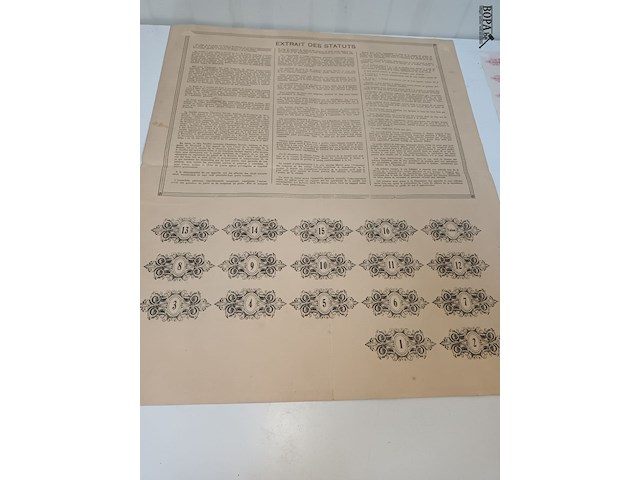 Lot 24 - antieke kasbons - afbeelding 10 van  10