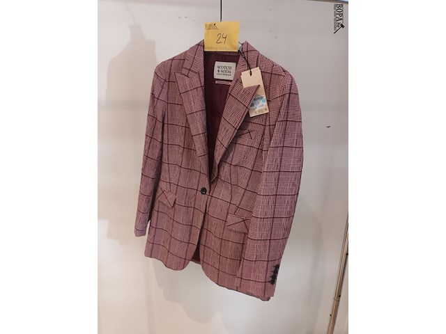 Lot 24 - blazer met ruitmotief maat m - afbeelding 1 van  2