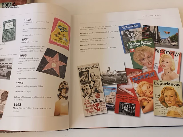 Lot 24 - boeken marilyn monroe. 2 stuks - afbeelding 3 van  6