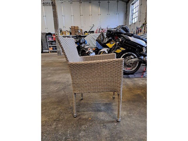 Lot 24 - terraszetel geweven - 3 stuks - afbeelding 2 van  2