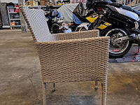 Lot 24 - terraszetel geweven - 3 stuks - afbeelding 2 van  2