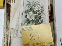 Lot 24 - verzameling oude trouwkaarten '50/'60