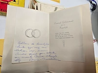 Lot 24 - verzameling oude trouwkaarten '50/'60 - afbeelding 3 van  7