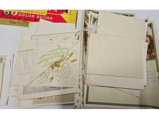 Lot 24 - verzameling oude trouwkaarten '50/'60 - afbeelding 5 van  7