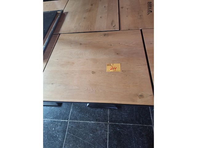 Lot 24 - vierkante horeca tafels. 10 stuks - afbeelding 3 van  3
