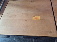 Lot 24 - vierkante horeca tafels. 10 stuks - afbeelding 3 van  3