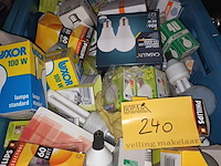 Lot 240 - bak met diverse lampen - afbeelding 1 van  4