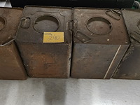 Lot 240 - oude blikken koffie 4 stuks - afbeelding 1 van  1