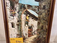 Lot 240 - schilderij in kader - afbeelding 1 van  3