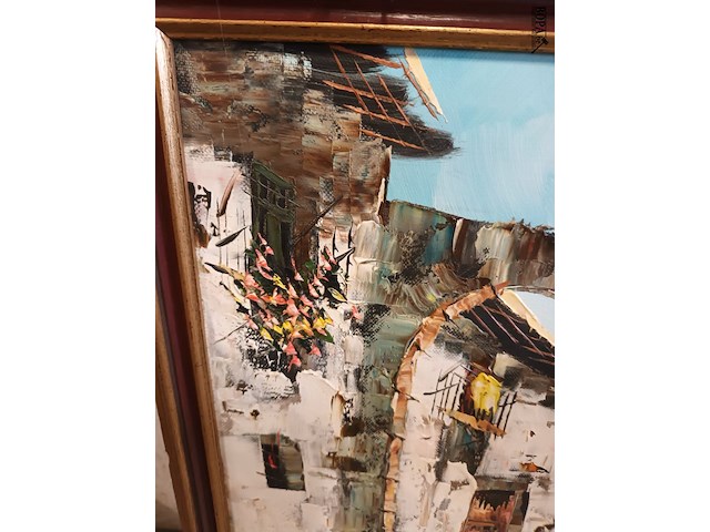 Lot 240 - schilderij in kader - afbeelding 3 van  3