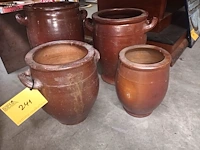 Lot 241 - antieke grespotten. 4 stuks - afbeelding 3 van  4
