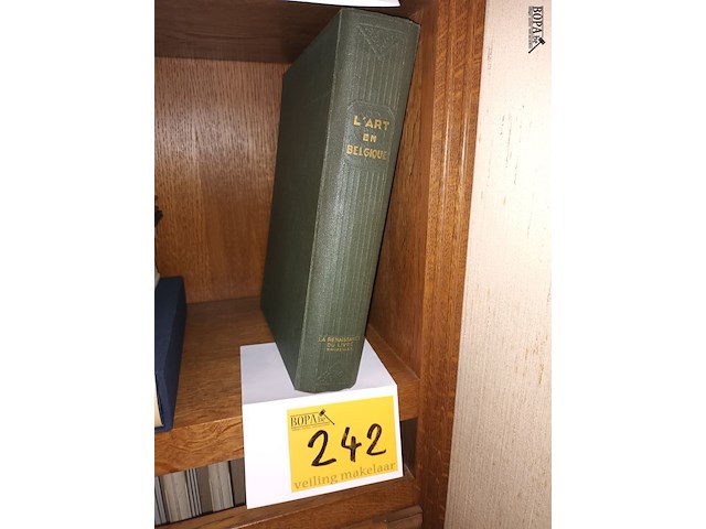 Lot 242 - boek l’art en belgique - afbeelding 1 van  2