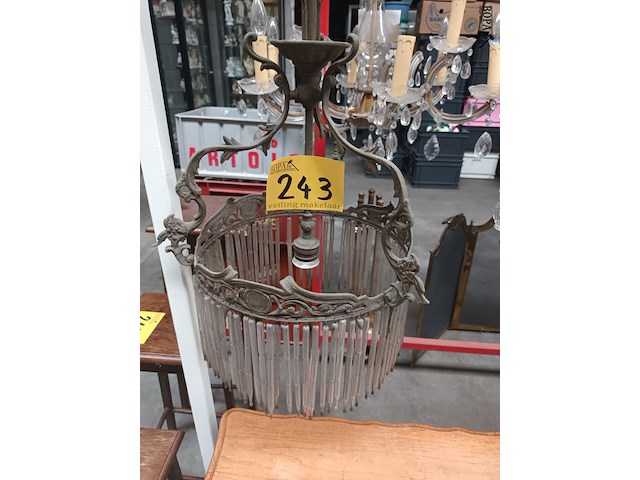 Lot 243 - antieke luster - afbeelding 1 van  4