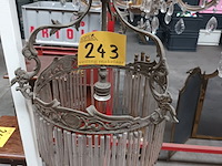 Lot 243 - antieke luster - afbeelding 1 van  4