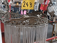 Lot 243 - antieke luster - afbeelding 3 van  4