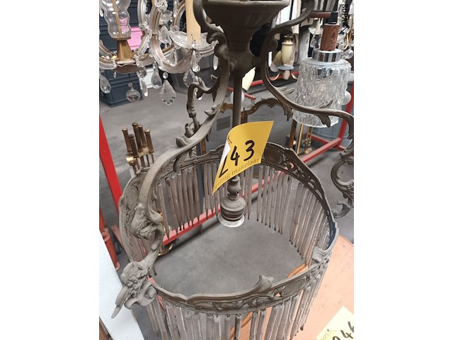 Lot 243 - antieke luster - afbeelding 4 van  4