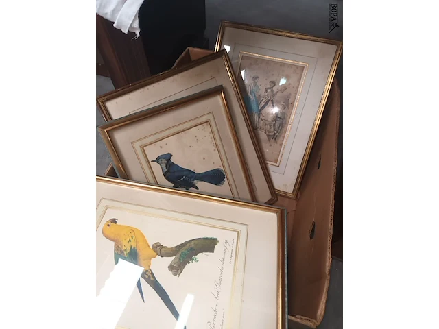Lot 243 - kaders. 4 stuks - afbeelding 6 van  6