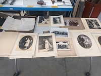 Lot 244 - oude foto’s en brieven. 14 stuks