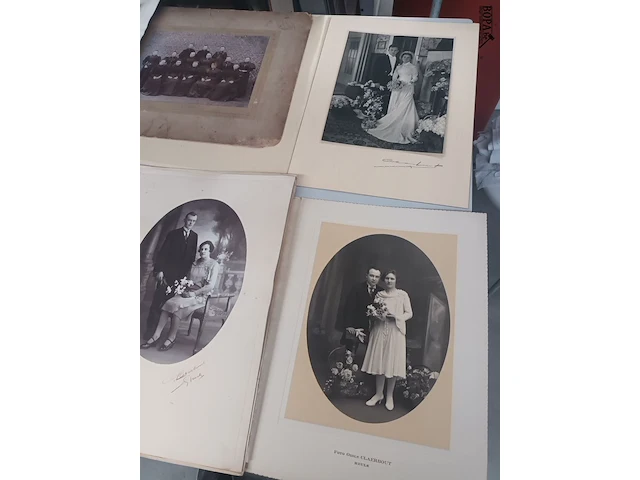 Lot 244 - oude foto’s en brieven. 14 stuks - afbeelding 2 van  6