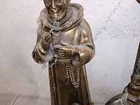 Lot 244 - religieuze deco in metaal. 5 stuks - afbeelding 3 van  4