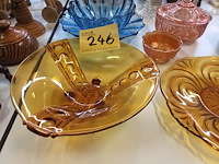 Lot 246 - art deco glaswerk. 8 stuks - afbeelding 2 van  6