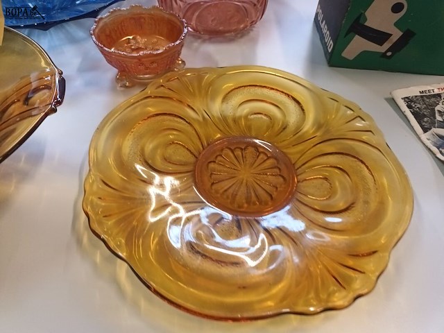 Lot 246 - art deco glaswerk. 8 stuks - afbeelding 3 van  6