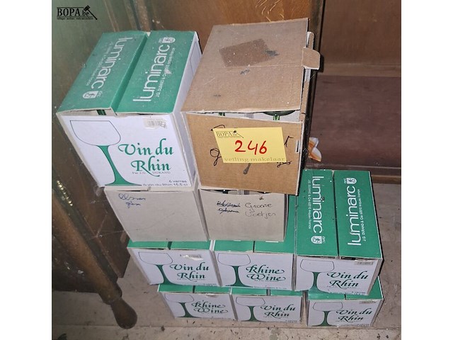 Lot 246 - diverse glazen - afbeelding 2 van  4